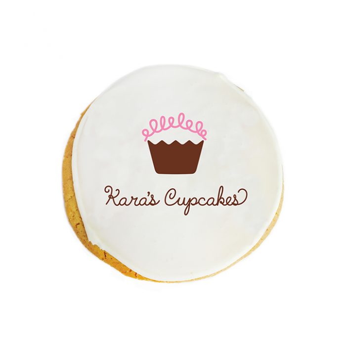 custom logo cookie